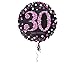 Produktbild Amscan 3378501 - Standard Folienballon Happy Birthday 30, Durchmesser circa 43 cm, Heliumballon, Geburtstag