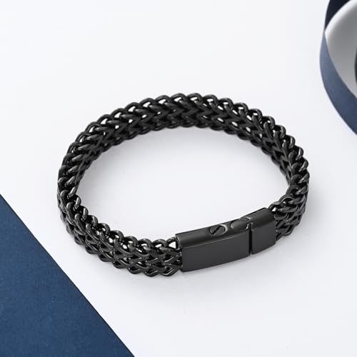 Pulsera cremación para cenizas de acero inoxidable para hombre miniatura 4