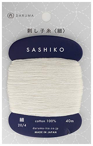 Hilo Daruma Sashiko 40 metros fino miniatura 2