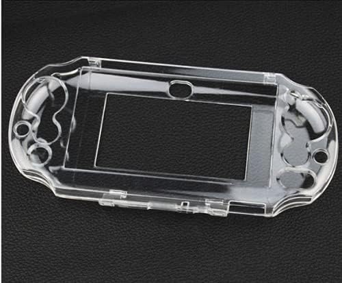 Transparent Hard Crystal Protective Shell Skin Case Cover for Sony PlayStation PS Vita 2000 PSV 2000 Console (Clear Black)