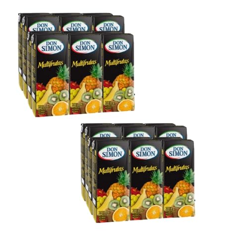 UBOON - Zumo Multifrutas, Pack de 24 x 200ml