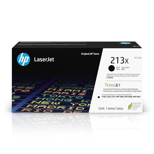 HP 213X Toner Laserjet Authentique Grande capacité Noir