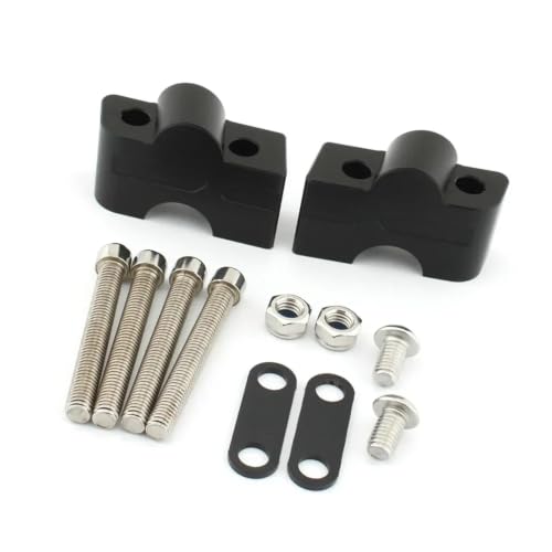 Kit support guidon noir moto rehausseur pour Kawasaki Z650 ER6N