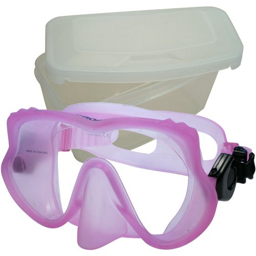 Promate Frameless Scuba Dive Snorkeling Pink Mask and Box