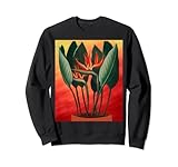 Beautiful bird of paradise flowers in the pot art