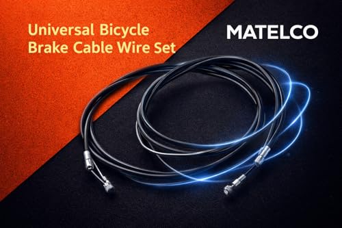 Image of Matelco Bicycle Disc Break Set Thradless for All Bikes Cycle Stainless Steel Kit Complete Set for Bicycle Disk Break (Pack of 1)