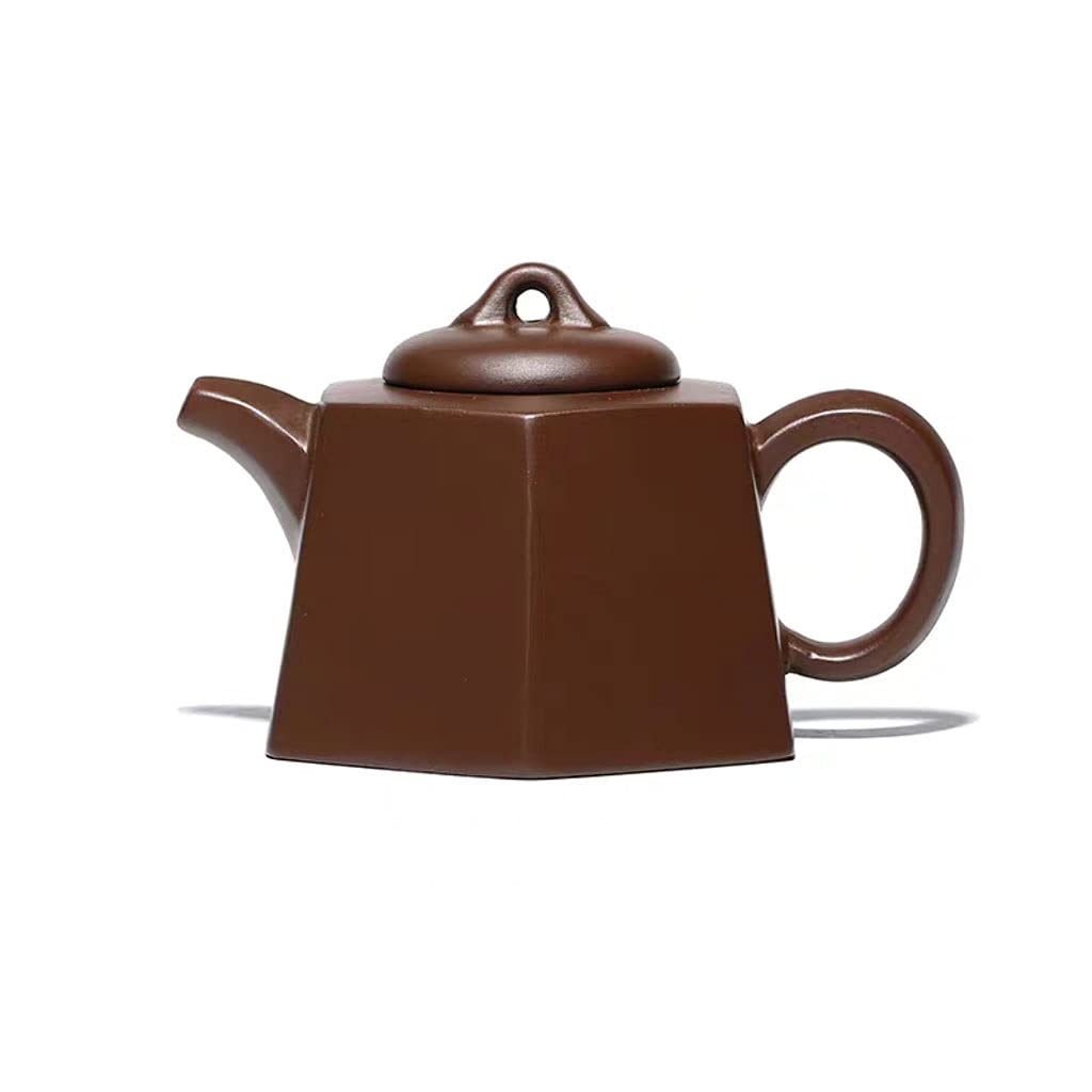 Théière à L'argile Violette Théière en argile violette de qualité supérieure Théière hexagonale Théière en terre cuite violette Pot créatif avec couvre-thé Kungfu Theiere (Size : 325ml/11.4oz)