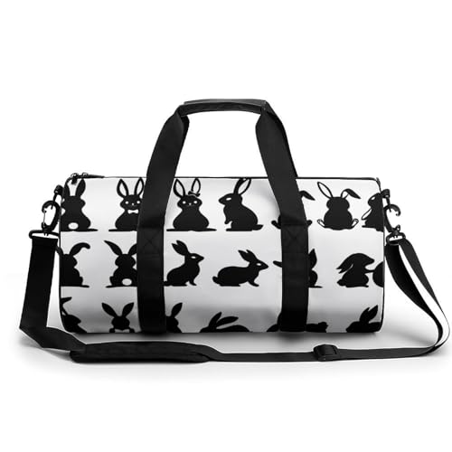 Duffel bag de camping 45cm léger et logeable avec grand volume noir