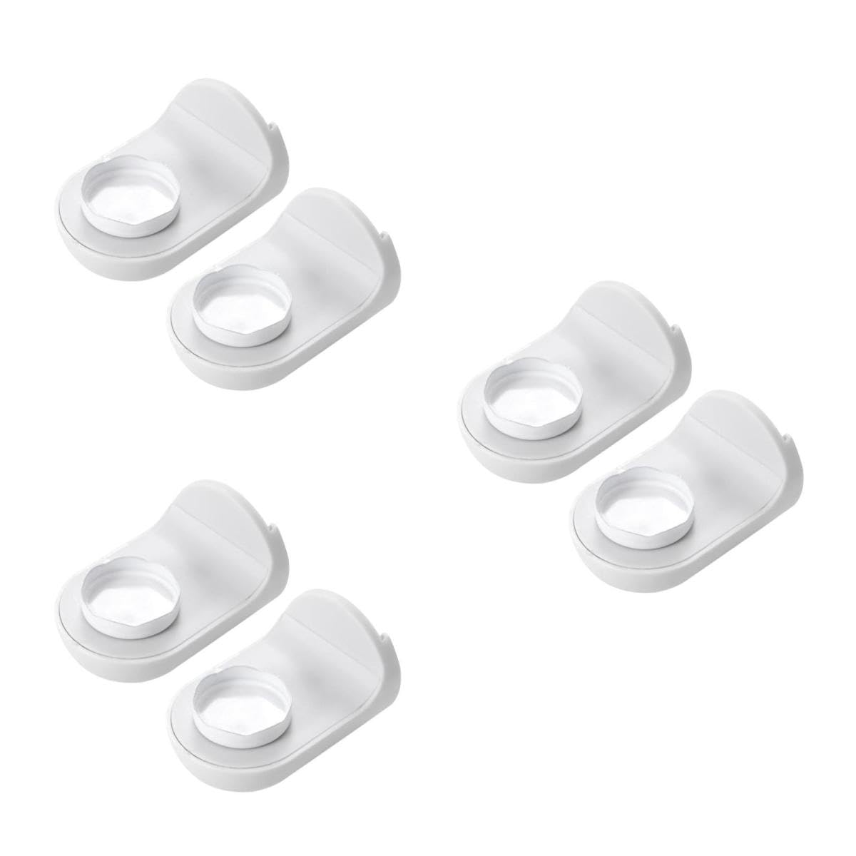 TOPBATHY 6pezzi Supporto Magnetico Per Sapone Da Bagno Mensola Adesiva Da Doccia Plastica Design Elegante e Resistente Alla Ottimizza Asciugatura Sapone