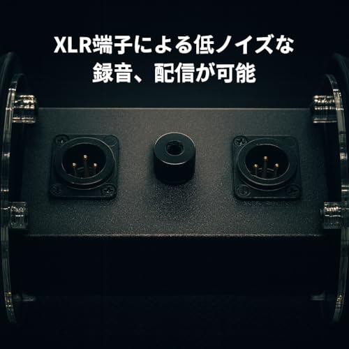 asmrlabo XLR耳型バイノーラルマイク「auriq01 Pro」（Primo EM272マイクカプセル搭載）（ブラック）asmr 環境音