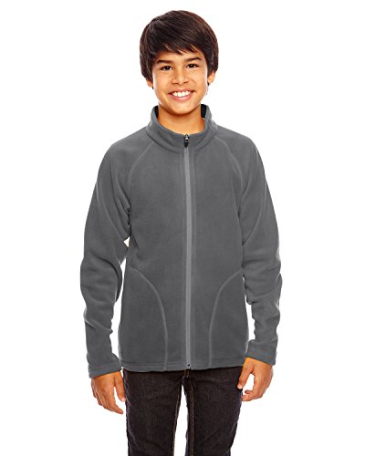 Team 365 Youth Campus Microfleece Jacket L SPORT GRAPHITE
