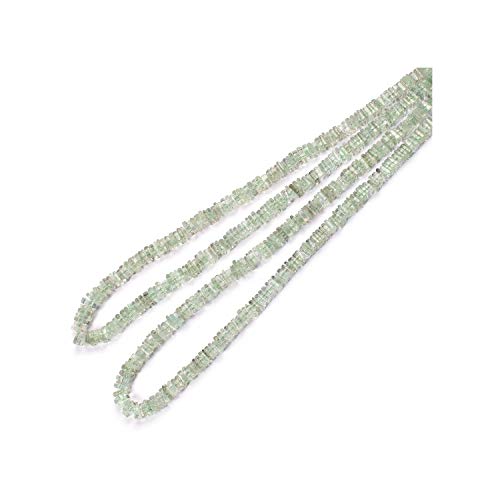 Améthyste verte perles carrées Heishi pour fabriquer vos bijoux d'été et colliers bohèmes