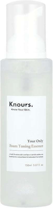 Essência tônica facial em espuma Knours com Centella, 150 mL