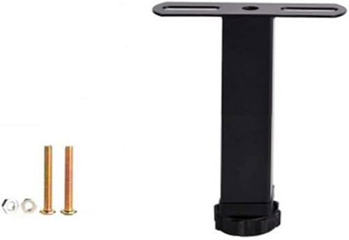 zoele Patas ajustables de metal para patas de cama, soporte para patas de pie de camaresistente, fácil de instalar, marco central de cama, patas de