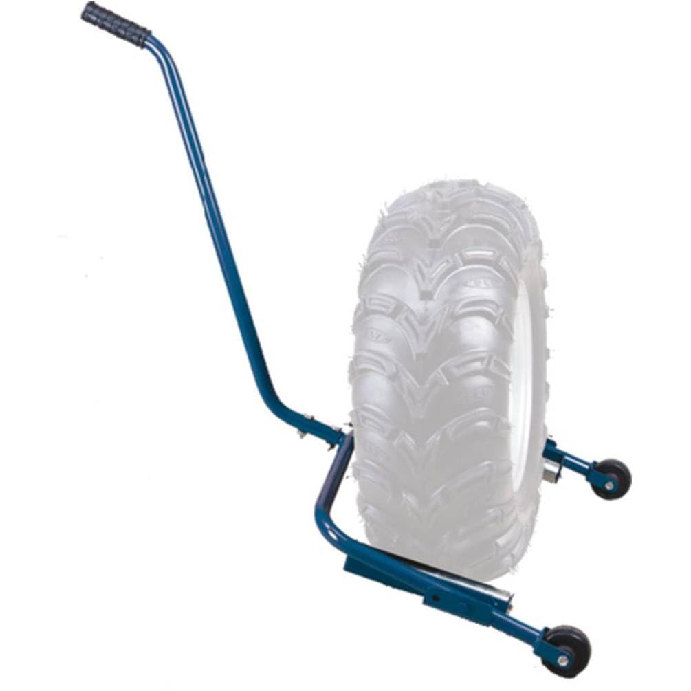 D-Work - Carrello per pneumatici per camion, 66,5 x 9 x 73,5 cm, in acciaio resistente, ruote maneggevoli, trasporto facile e sicuro