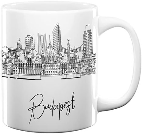 Miniatura 175 de Taza de cerámica Madrid Spain Skyline, taza blanca de recuerdo de Europa de 11 onzas, taza de café personalizada, regalo para cumpleaños, taza