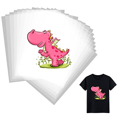 Fantasyon Dtf Transfer Film 30 Sheets Double-Sided Glossy Clear Pretreat Dtf Film Pet Heat Transfer Pape A4(8.4" X 11.7") For Diy Direct On T-Shirts Textile #TOP24