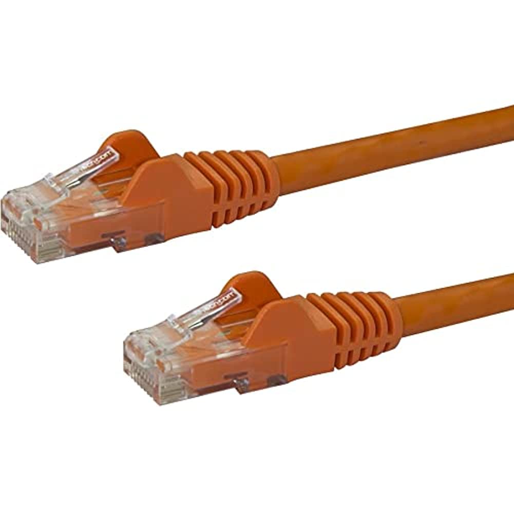 StarTech 3ft CAT6 Ethernet Cable - Black CAT 6 Gigabit Ethernet Wire -250Mhz 100W PoE RJ45 UTP Network Patch Cord Snagless with Strain Relief (N6PATCH3BK) — view 58