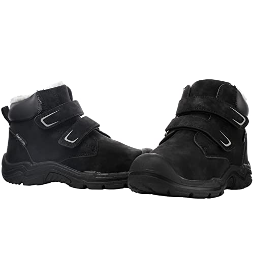 Kids Girls Boys Winter Snow Boots Fur Lined Warm Ankle Boots Non Slip Outdoor Hiking Trekking Shoes4