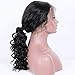 premier 360 Lace Front Wigs Human Hair Pre Plucked Bouncy Body Wave Lace Frontal Wigs for Black Women, Brazilian Remy Human Hair 360 Lace Wigs with Baby Hair 150% Density 16 Inches Natural Color