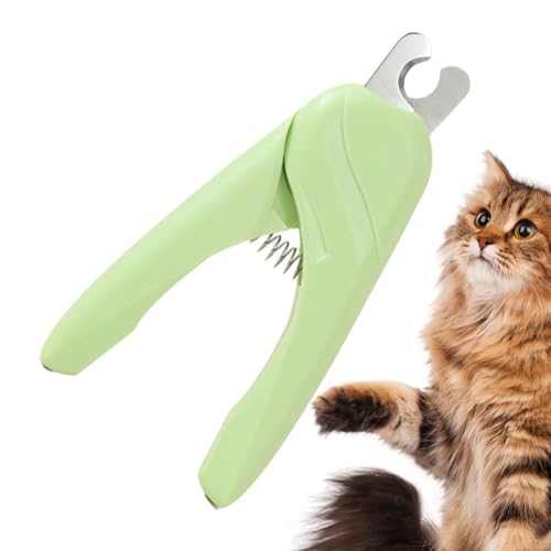 猫の爪切り、犬の爪切り | 犬用爪切り小型子猫用爪切り,滑り止めハンドル金属犬爪カッター、小中猫犬用プロフェッショナルグルーミングツール