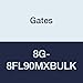 Gates 8G-8FL90MXBULK MegaCrimp Couplings, Code 61 O-Ring Flange, 90 Bent Tube, 1/2" ID (Pack of 50)