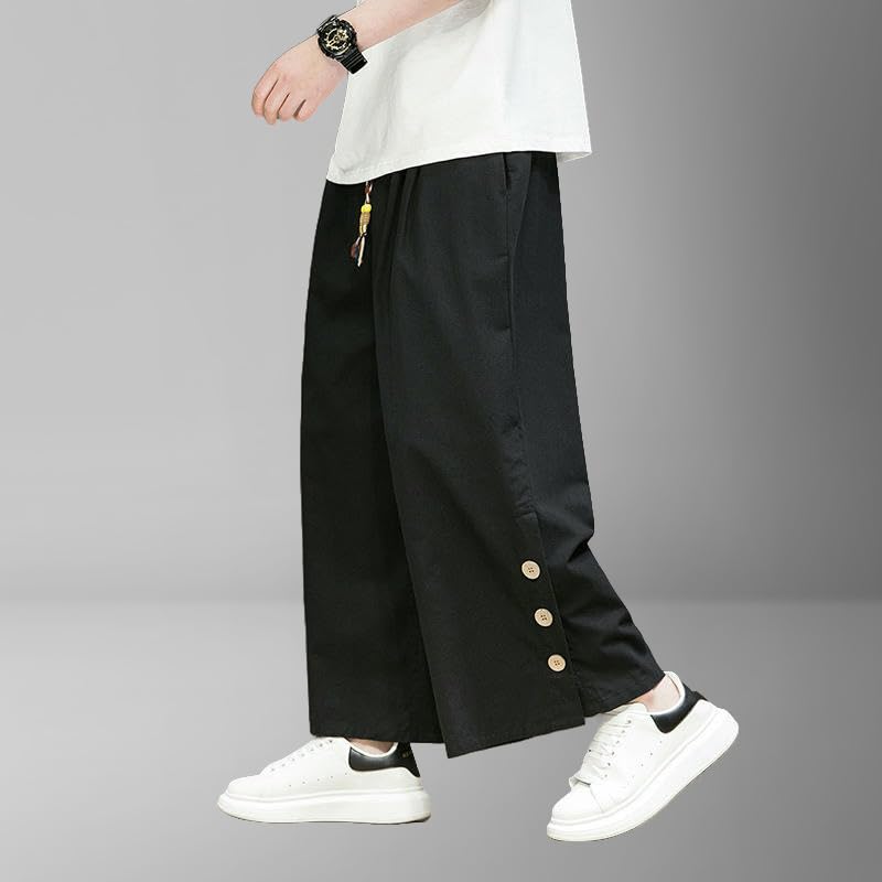 Pantalon style chinois uni pour vos vacances et sorties d'été