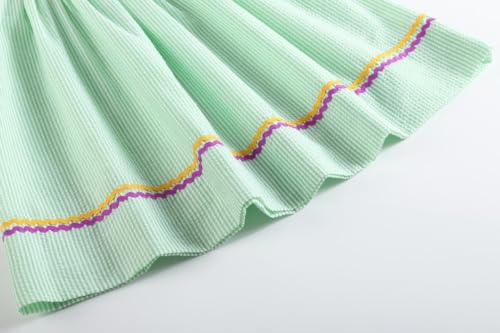 Baby and Girls Smocked Mardi Gras Bishop Dress4