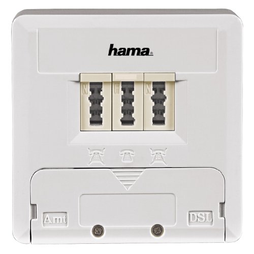 Hama - Splitter DSL RDSI para l�neas telef�nicas anal�gicas