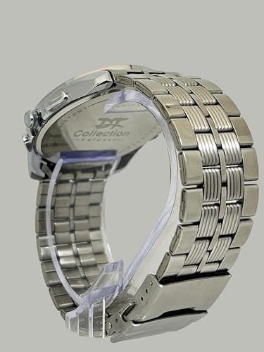 Image of DT collection Watch, Silver chain watch, rose gold dial Watch, black and gold, Watch, steel Watch