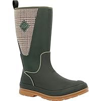 Muck Boot Womens Original Tall Round Toe Pull On Casual Boots Mid Calf - Green, Mossy Oak Coastal Inshore, 7 UK