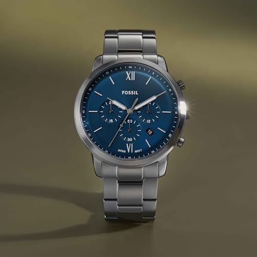 Image of Fossil Men's Watch, Neutra Quartz Stainless Steel Chronograph Watch for Men