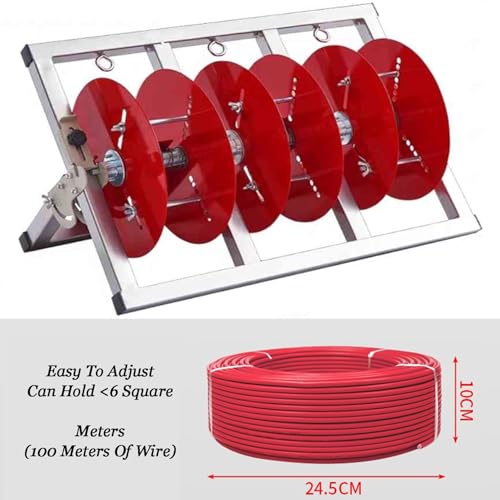 Gestion de câbles et range-bobines robuste support de rangement rubans 4 tiges