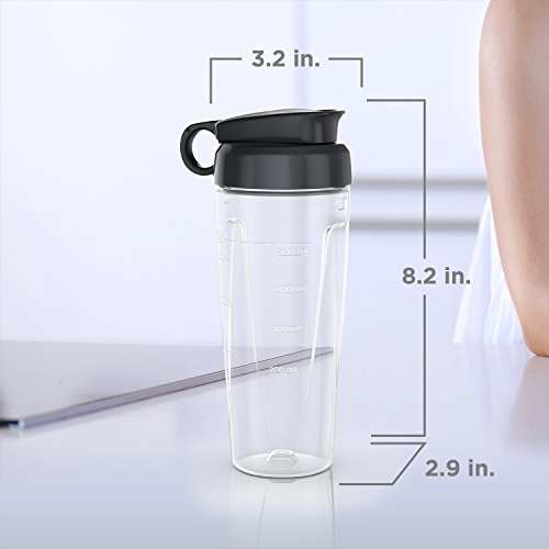 Black+Decker Powercrush Personal Blender Jar With Travel Lid, Clear, Pbj1650 Small #TOP6