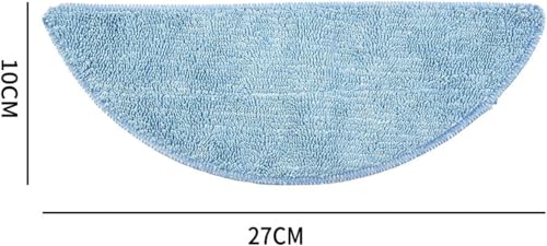 Image of AutoStory 4pcs Replacement Mop Pads Compatible with Deebot U2 Pro Robot Vacuum Cleaner, Washable, Reusable Microfiber Mops (Pack of 4)