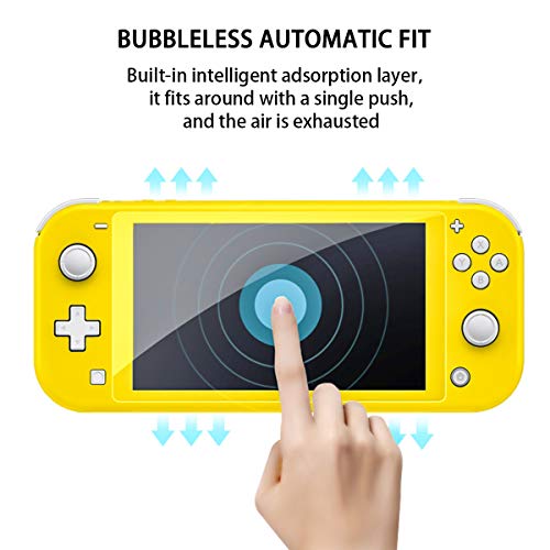 Protector de pantalla para Switch Lite DLseego de cristal templado transparente 3