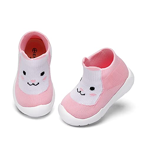 Engtoy Baby Sock Shoes Baby Walking Shoes Infant Non-Slip Breathable Slippers with Soft Rubber Sole Baby Boys Girls Slip On Sneakers