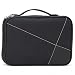 BGTREND Electronics Travel Organizer, Oxford Cable Bag with Strap, Large Tech Organizer Case, Black