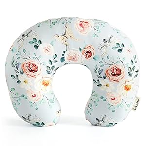 GRSSDER Nursing Pillow Cover Stretchy Minky Removable Nursing Covers for Breastfeeding Pillows, Ultra Soft Comfortable…