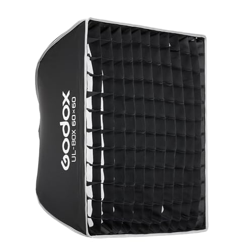 Godox UL-Box Boîte à lumière parapluie à libération rapide avec support Bowen 60 x 60 cm pour photographie, studio photo