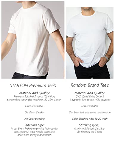 Image of Trendy Men's Round Neck T-Shirt Pure Pre Combed Cotton Bio-Washed 3D Print (STM-003)