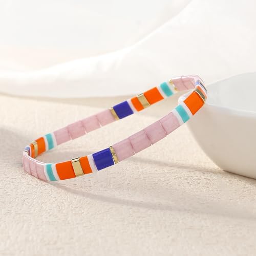 KELITCH Braccialetti Elasticizzati con Perline