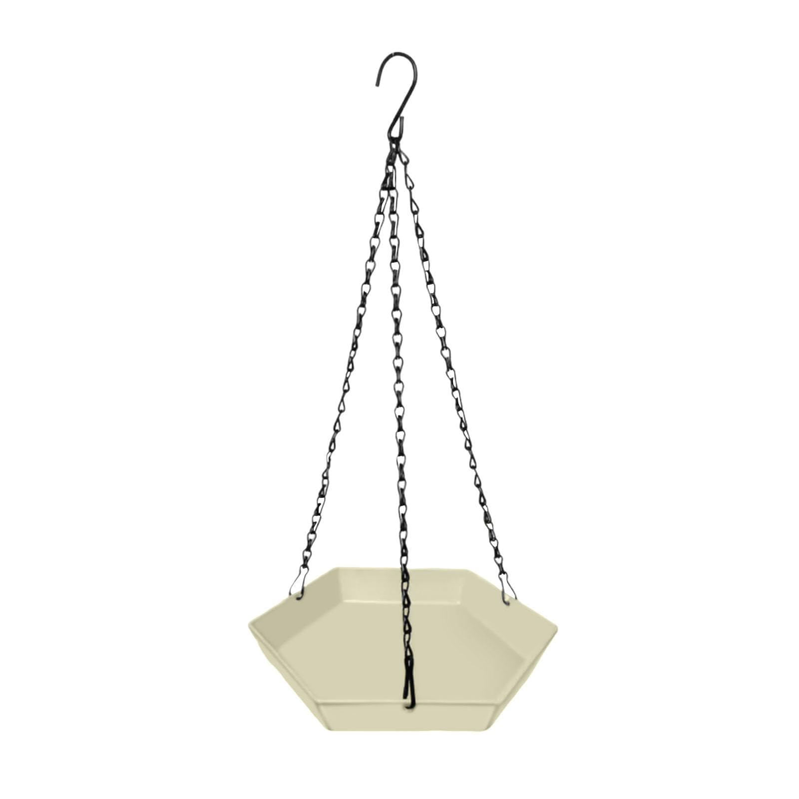 CALANDIS™ Bird Bath for Tree Hanging 2 in 1 Hangable Water Bowl for Deck Terrace Patio Beige | Birdbaths | Bird & Wildlife Accessories | Yard, Garden & Outdoor Living-image-46