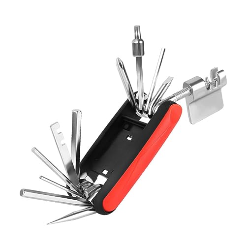 KOMBIUDA Bike Kit 14-in-1 Cycling Tool Set Tire Removal Tools Cycling Screwdriver Wrench