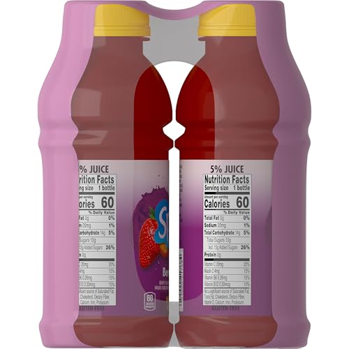 Image of V8 Splash Berry Blend Flavored Beverage, 12 fl oz Bottle (6 Pack)
