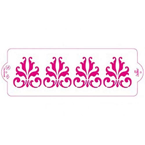 DECORA 10 X 30CM Retro Stencil, 32.5 x 11 x 0.3 cm, Transparent