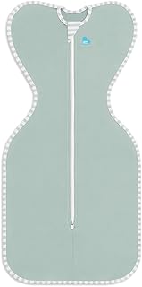 Love to Dream Swaddle UP Self-Soothing Sleep Sack 13-19 lbs, Lightweight Spring Swaddle for Dramatically Better Sleep, Snug Fit Calms Startle Reflex, 0.2TOG, Olive, Medium
