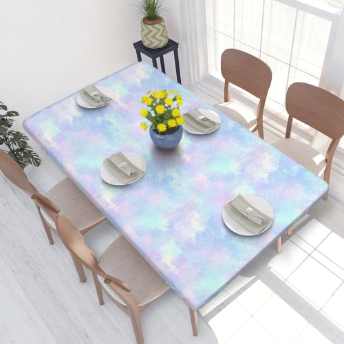 Nappe imperméable aquarelle extensible et résistante à l'huile