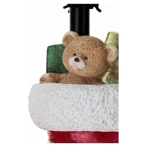 Holyart Alberi di Natale: Base per albero di Natale 120-180 cm stivale con regali 45x35x25 cm