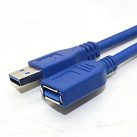 1.5 Meter USB 3.0 A Male to A Female Extension Cable - Blue (Blue, 1.5m) (B0837LG3PG) Amazon Price History, Amazon Price Tracker